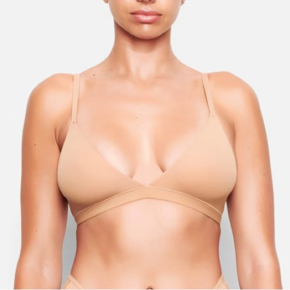 SKIMS Fits Everybody Triangle Bralette OCHRE SZ XL